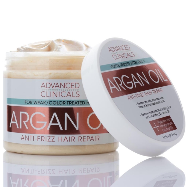 Advanced Clinicals Argan Oil Kabarma Önleyici Onarıcı Saç Maskesi 340GR - 4