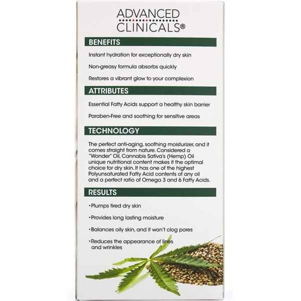 Advanced Clinicals Hemp Seed Oil 52ML - 4