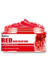 Ankooy Kırmızı Saç Renklendirici ve Şekillendirici Wax 80GR - 1