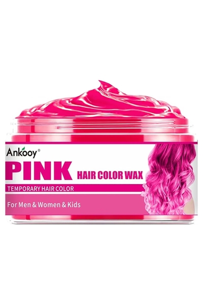 Ankooy Pembe Saç Renklendirici ve Şekillendirici Wax 80GR - 1