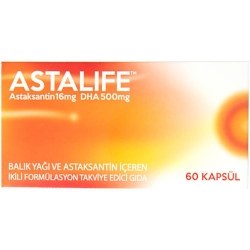 Astalife Astaksantin 16 mg DHA 500 mg 60 Kapsül - Astalife