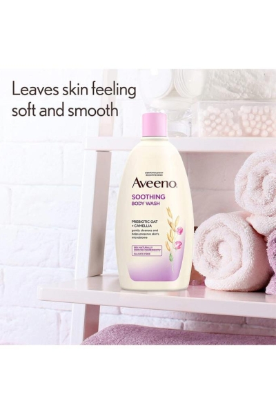 Aveeno Prebiotic Oat + Camellia Soothing Vücut Şampuanı 532ML - 3