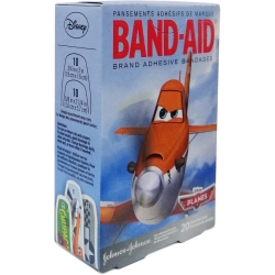 Band Aid Planes Yara Bandı 20 Adet Karışık Ölçü - Band Aid