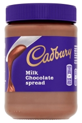 Cadbury Sürülebilir Sütlü Çikolata 400GR - Cadbury