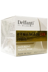 Delfanti Milano Collagen 24K Anti Aging Gece Kremi 50ML - 1