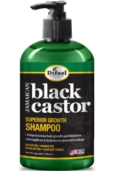 Difeel Jamaican Black Castor Yavaş Uzayan Saçlara Özel Şampuan 354.9ML - 1