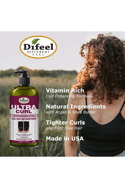 Difeel Ultra Curl Bukle Belirginleştirici Saç Kremi 1LT - 3