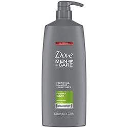 Dove Men +Care Fresh & Clean 2in1 Şampuan ve Saç Kremi 1180ML - 1