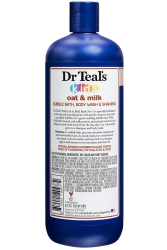 Dr.Teals Kids Oat & Milk 3in1 Banyo Köpüğü + Vücut Şampuanı + Şampuan 591ML - 2