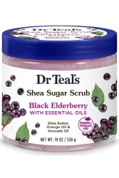 Dr.Teal's Shea Sugar Scrub Black Elderberry Vücut Şeker Peeling 538GR - DR.Teals