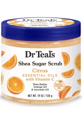 Dr.Teal's Shea Sugar Scrub Citrus Vücut Şeker Peeling 538GR - DR.Teals