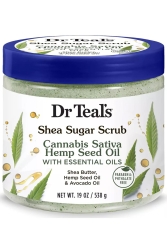 Dr.Teal's Shea Sugar Scrub Hemp Seed Oil Vücut Şeker Peeling 538GR - 1