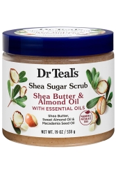 Dr.Teal's Shea Sugar Scrub Shea Butter & Almond Oil Vücut Şeker Peeling 538GR - DR.Teals