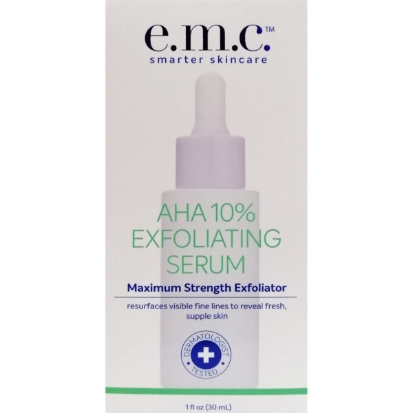 EMC AHA 10% Exfoliating Serum 30ML - 6