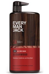 Every Man Jack 3in1 Cedarwood Şampuan + Saç Kremi + Vücut Şampuanı 945ML - Every Man Jack