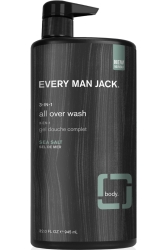 Every Man Jack 3in1 Sea Salt Şampuan + Saç Kremi + Vücut Şampuanı 945ML - Every Man Jack