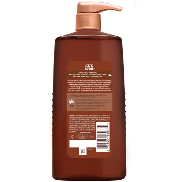 Garnier Whole Blends Hindistan Cevizi ve Kakao Yağı Özlü Pürüzsüzleştirici Şampuan 828ML - 2
