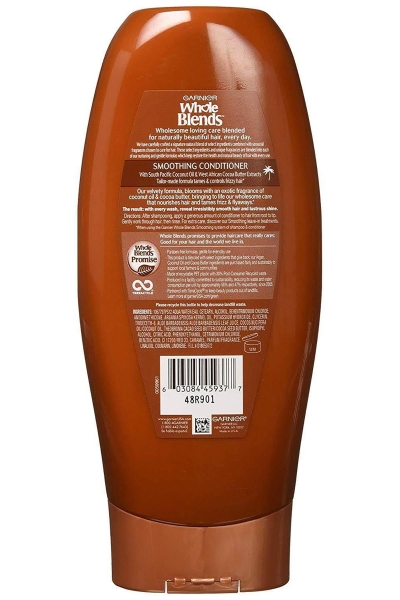 Garnier Whole Blends Hindistan Cevizi ve Kakao Yağı Özlü Pürüzsüzleştirici Saç Kremi 650ML - 2