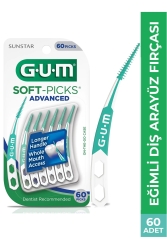GUM Soft Picks Eğimli Ara Yüz Fırçası 60 Adet - 1