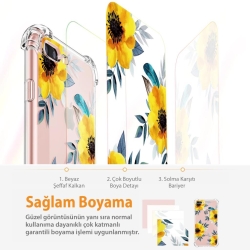 Gviewin iPhone 7 Plus/8 Plus Telefon Kılıfı Sunflowers/Yellow - 7