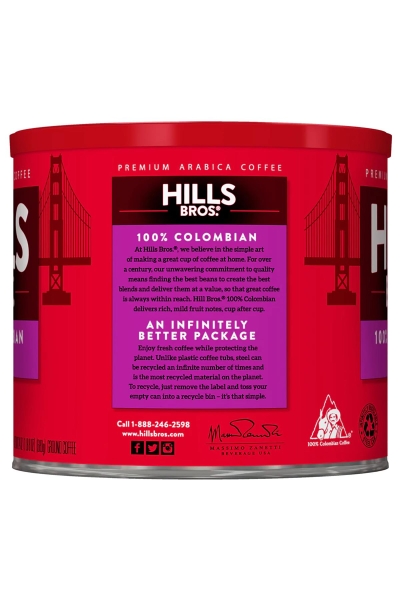 Hills Bros 100% Colombian Filtre Kahve 680GR x 3 Adet - 3