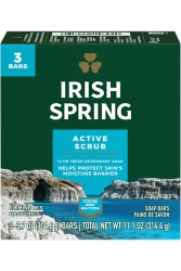 Irish Spring Active Scrub Sabun 3lü Paket - Irish Spring