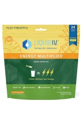 Liquid I.V. Energy Multiplier Yuzu Pineapple 24 Stick Packs - 1