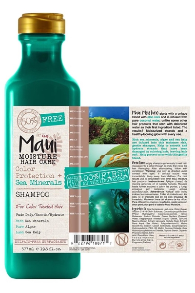 Maui Sea Minerals Renk Koruyucu Şampuan 577ML - 2