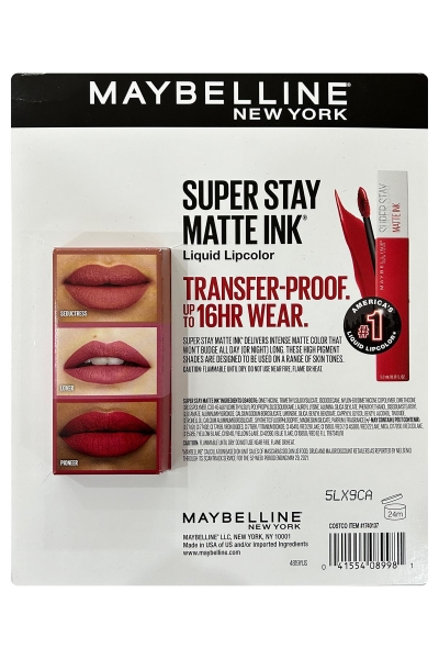 Maybelline New York Super Stay Matte Ink Likit Mat Ruj Seti 3 Parça - 2