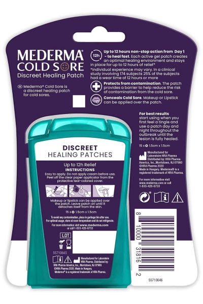 Mederma Cold Sore Discreet Healing Patch 15 Adet - 2