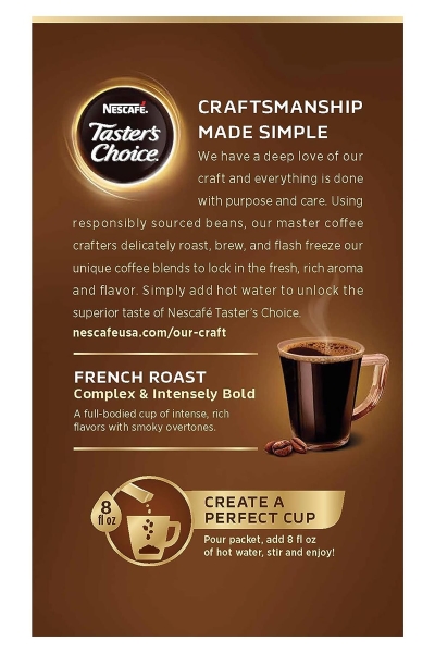 Nescafe Tasters Choice French Roast Hazır Kahve 5 Adet - 2