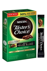 Nescafe Tasters Choice Decaf House Blend Kafeinsiz Hazır Kahve 5 Adet - 1