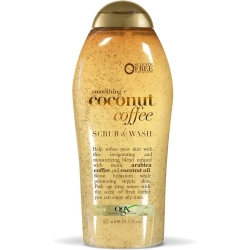 OGX Smoothing Coconut Coffee Scrub & Wash 577ML - OGX