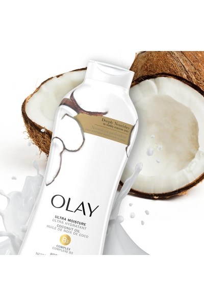 Olay Ultra Moisture Coconut Oil Vücut Şampuanı 650ML - 3