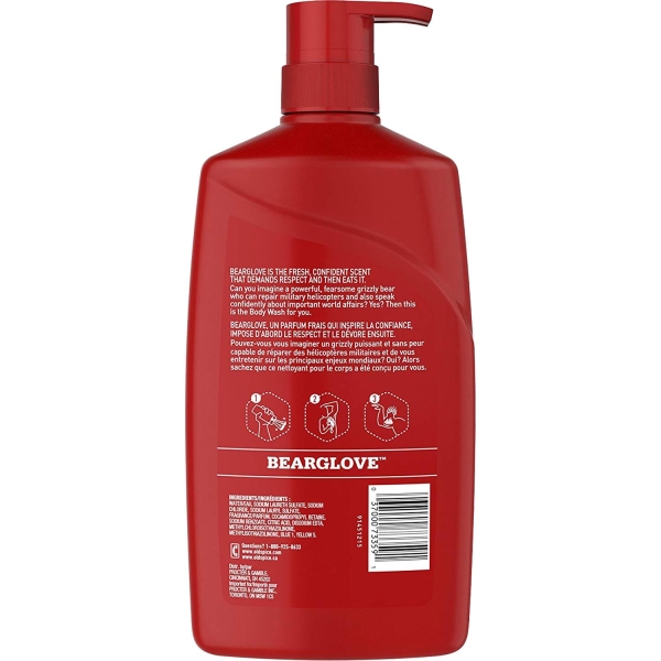 Old Spice W/C Bearglove Vücut Şampuanı 887ML - 2