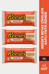 Reese's Beyaz Çikolata Kaplı Fıstık Ezmesi 39GR - 3 Adet - Reeses