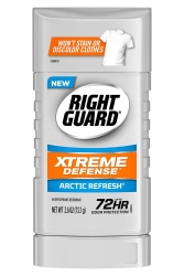 Right Guard Xtreme Defense Arctich Refresh Antiperspirant Deodorant 73.7GR - 1