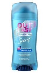 Secret Outlast Completely Clean Antiperspirant Deodorant 76GR - Secret