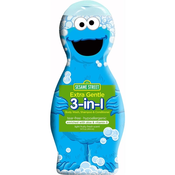 Sesame Street Extra Gentle 3in1 Şampuan 414ML - 1