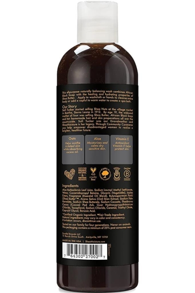 Shea Moisture Afrika Siyah Sabunu Vücut Şampuanı 384ML - 2