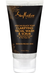 Shea Moisture Afrika Siyah Sabunu Yüz Yıkama ve Peeling 43GR - 1