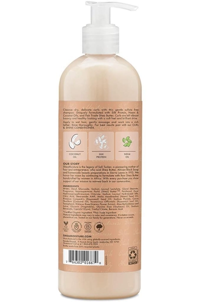 Shea Moisture Coconut & Hibiscus Bukle Kontrolü ve Parlaklık Şampuanı 710ML - 2