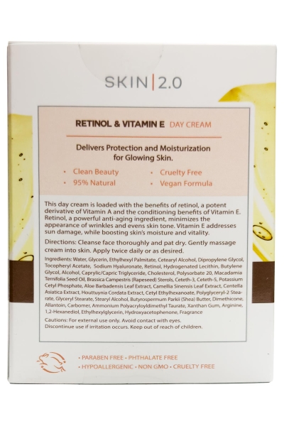 Skin 2.0 Retinol and Vitamin E Gündüz Kremi 50ML - 2