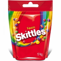 Skittles Fruits Meyve Aromalı Draje Şekerleme 174GR - 1