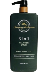 Tommy Bahama 3in1 Eaucalyptus + Tea Tree Saç, Vücut ve Yüz Şampuanı 946ML - Tommy Bahama