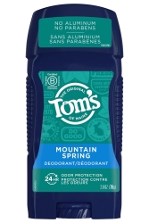 Tom's Of Maine Mountain Spring Stick Deodorant 79GR - Toms Of Maine