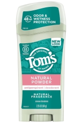 Tom's Of Maine Natural Powder Antiperspirant Stick Deodorant 64GR - Toms Of Maine
