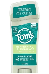 Tom's Of Maine Refreshing Lemongrass Stick Deodorant 64GR - Toms Of Maine