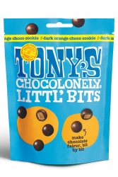Tony's Chocolonely Littl' Bits Dark Orange Choco Cookie 100GR - Tony's Chocolonely