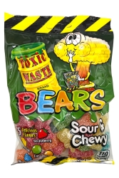 Toxic Waste Bears Karışık Meyve Aromalı Jelibon Şekerleme 142GR - 1